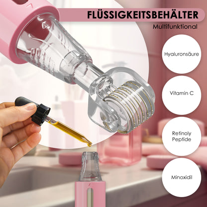 Derma roller mit Serumtank, rosa 0,25 mm