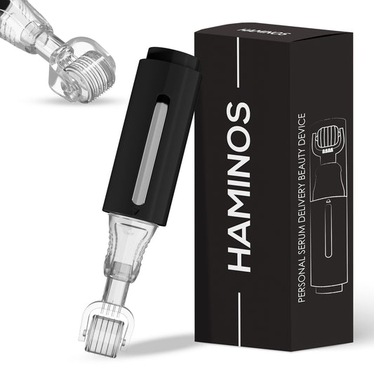 Derma Roller mit Serumtank, schwarz HAMINOS