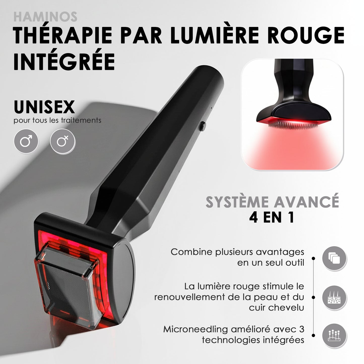 Derma Stamp Mikrostimulation | 4-in-1-Technologie