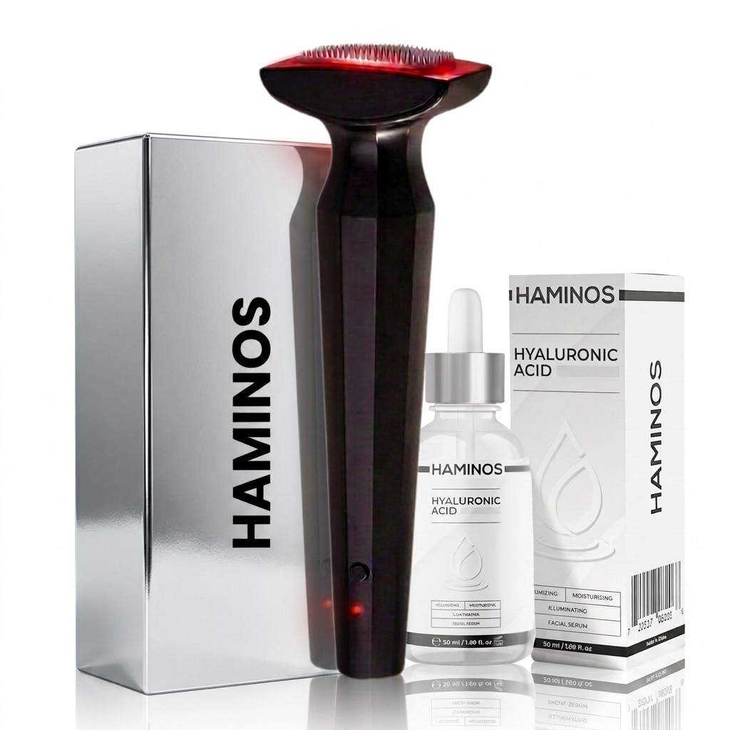 Anti-Aging-Behandlung mit Derma Stamp HAMINOS