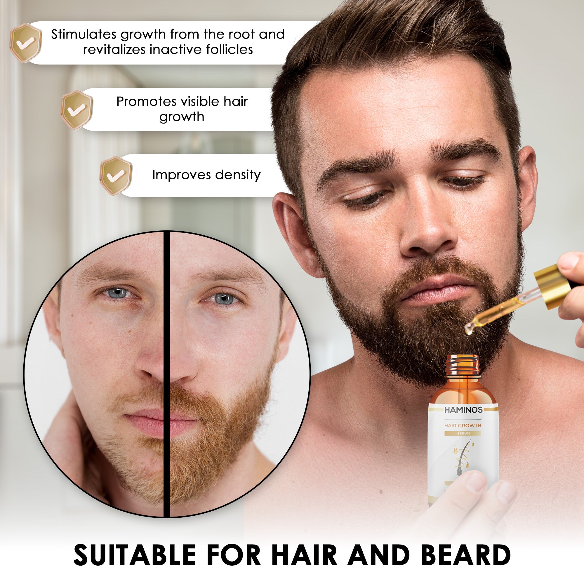 MALE HAIR GROWTH PACK | HAMINOS®️